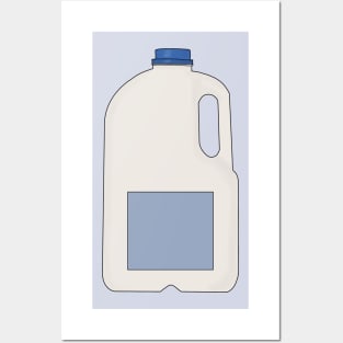 Bottle of milk Posters and Art